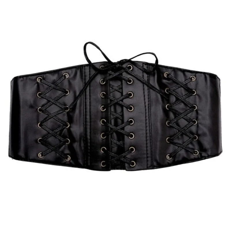 View 9 — Steampunk waist cincher — Belt PU faux leather