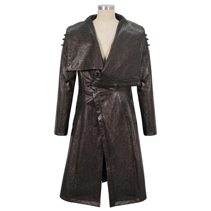 View 7 — Steampunk coat — Long brown