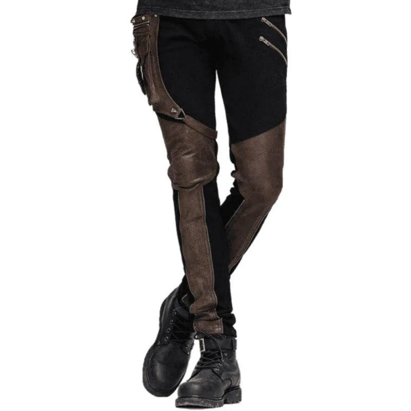 Men’s gothic steampunk trousers