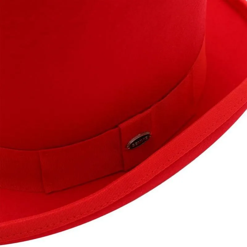 View 3 — Steampunk top hat — Hat red