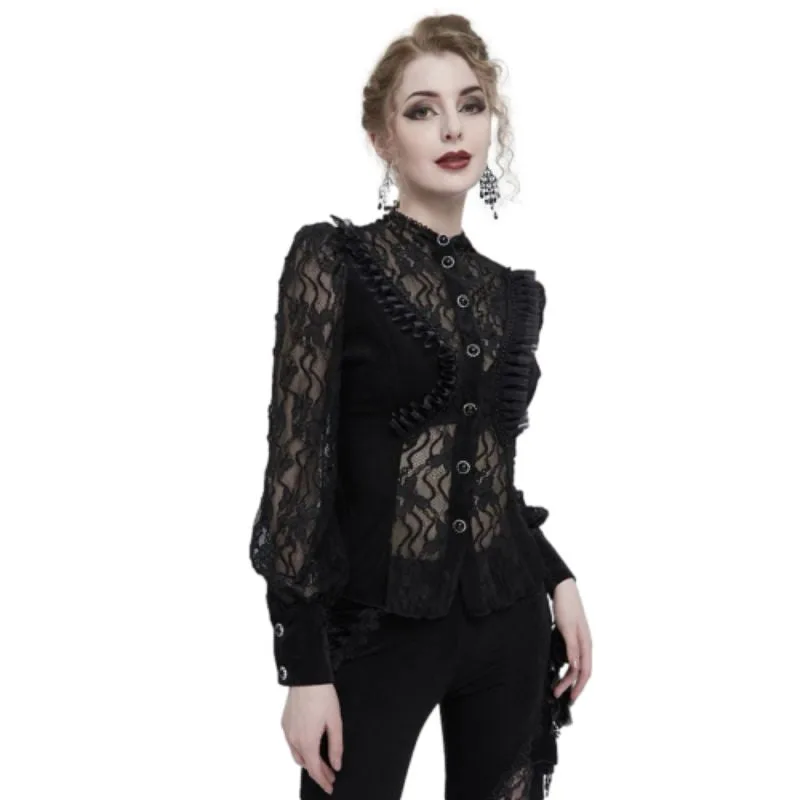 View 2 — Women’s gothic steampunk blouse — Ref. 6632163180629