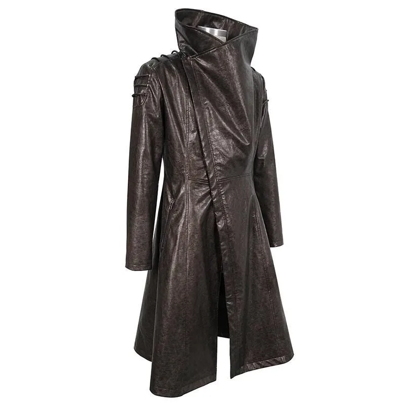 View 6 — Steampunk coat — Long brown