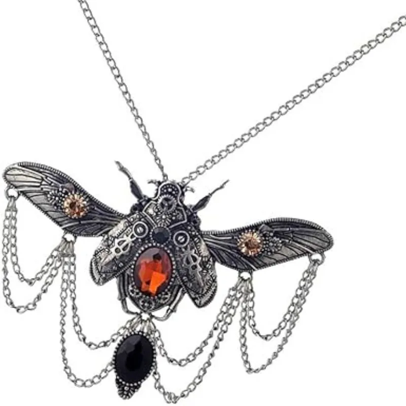 View 5 — Steampunk pendant — insect