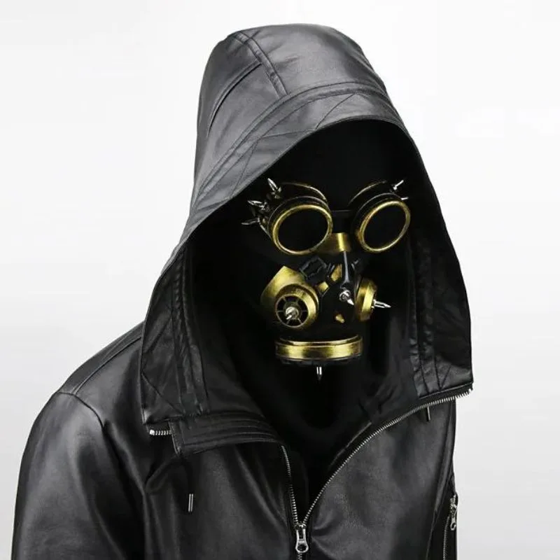 View 4 — Steampunk mask — Gas costume accessory futuristic Cosplay