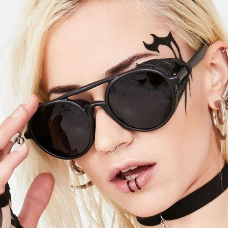 View 2 — Women’s retro steampunk sunglasses