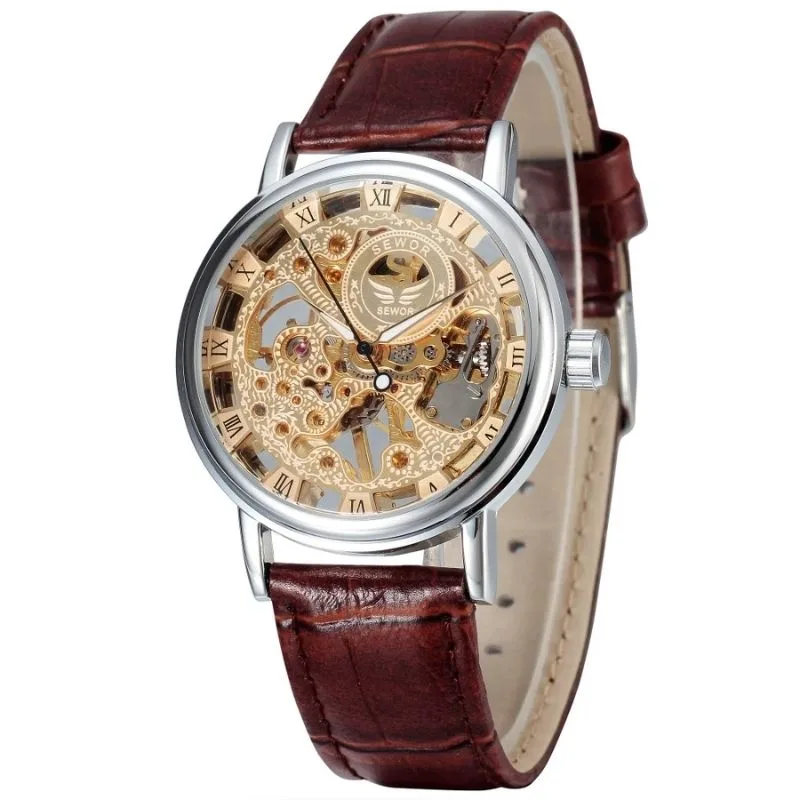 View 10 — Men’s steampunk watch — Skeleton