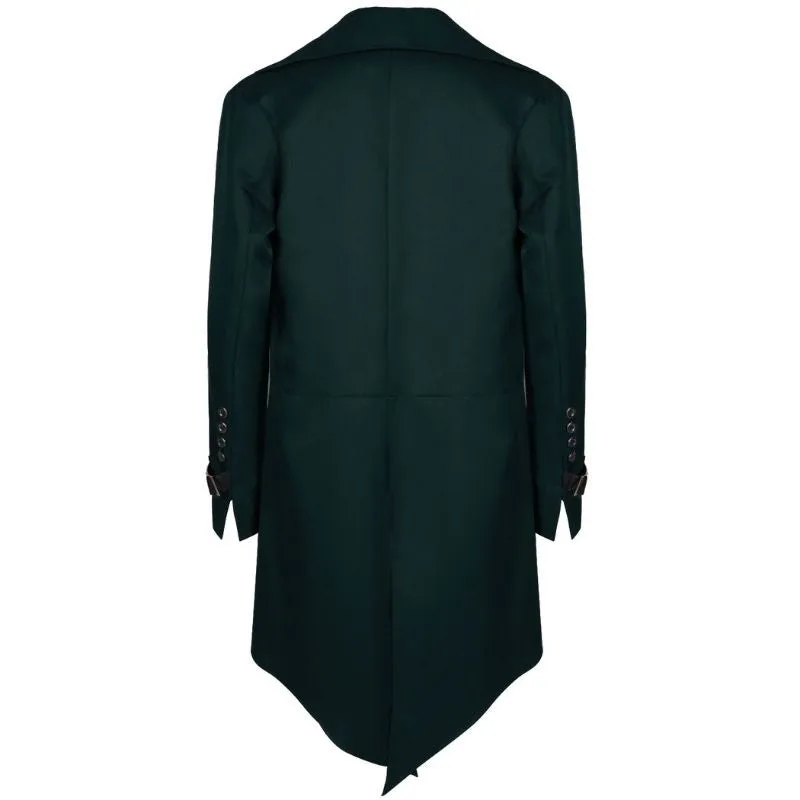 View 2 — Steampunk jacket — green