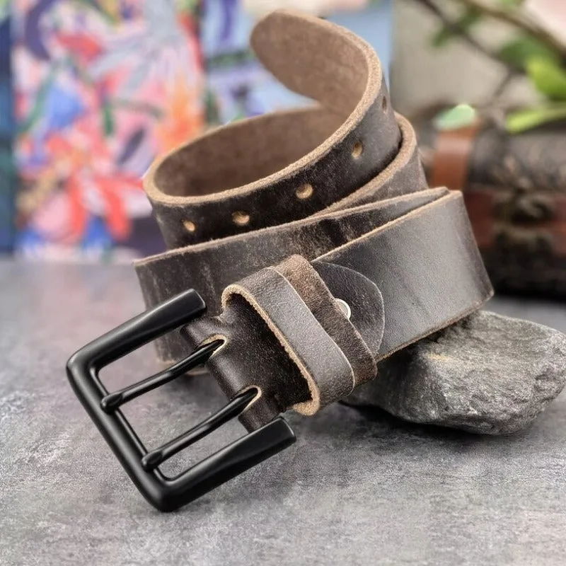 View 5 — Steampunk belt — brown leather aged
