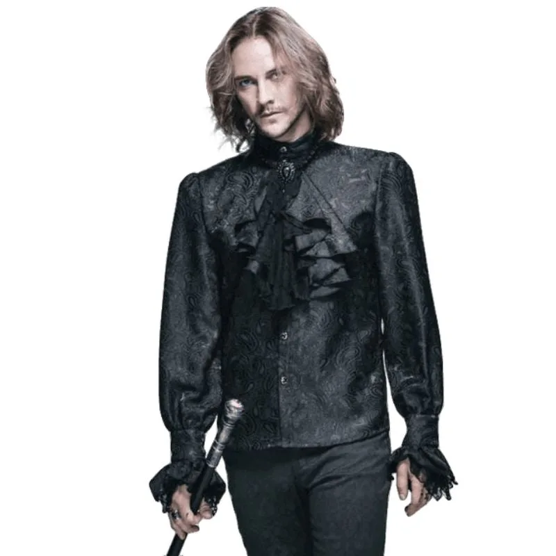 Men’s gothic steampunk shirt — aristocrat