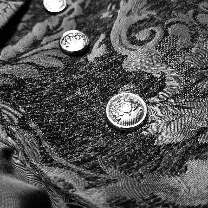 View 7 — Men’s antique-style steampunk frock coat