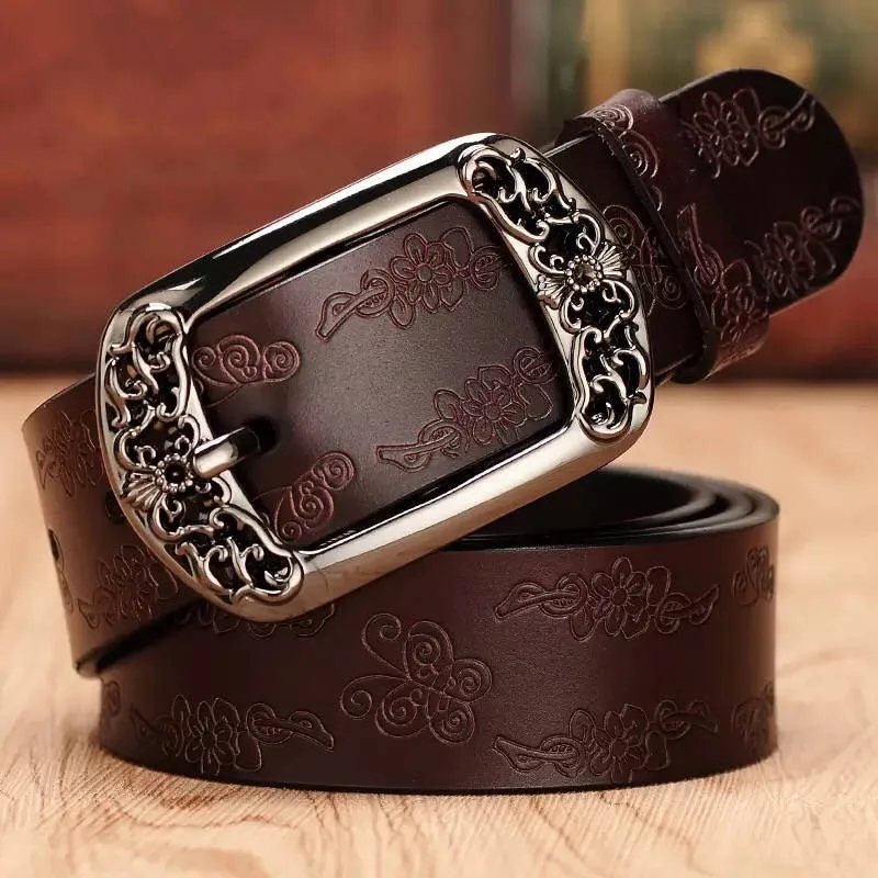 View 2 — Women’s steampunk belt — faux leather