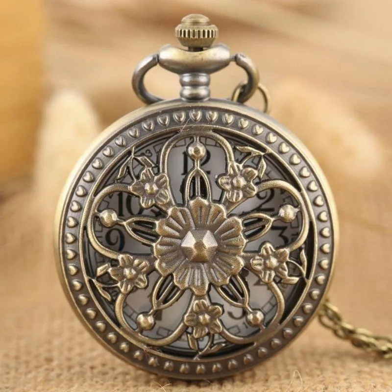 View 5 — Women’s vintage-style steampunk pocket watch