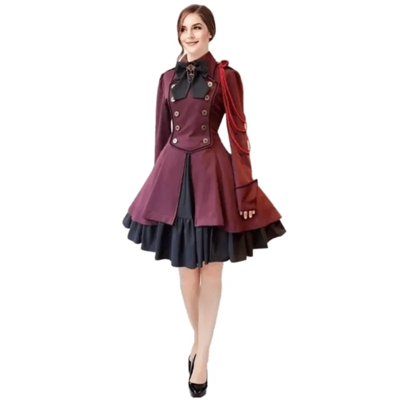 Victorian vintage-style steampunk dress