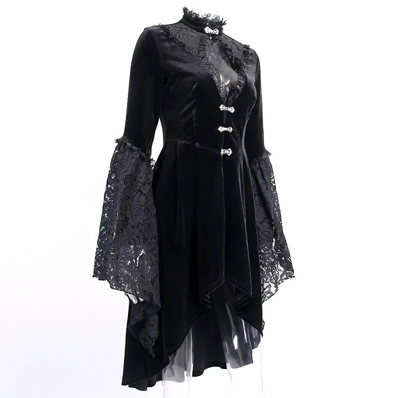 View 3 — Victorian gothic steampunk dress