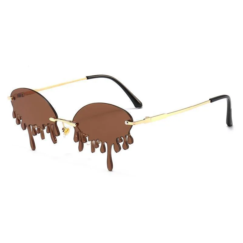 View 3 — Steampunk sunglasses — shape teardrop