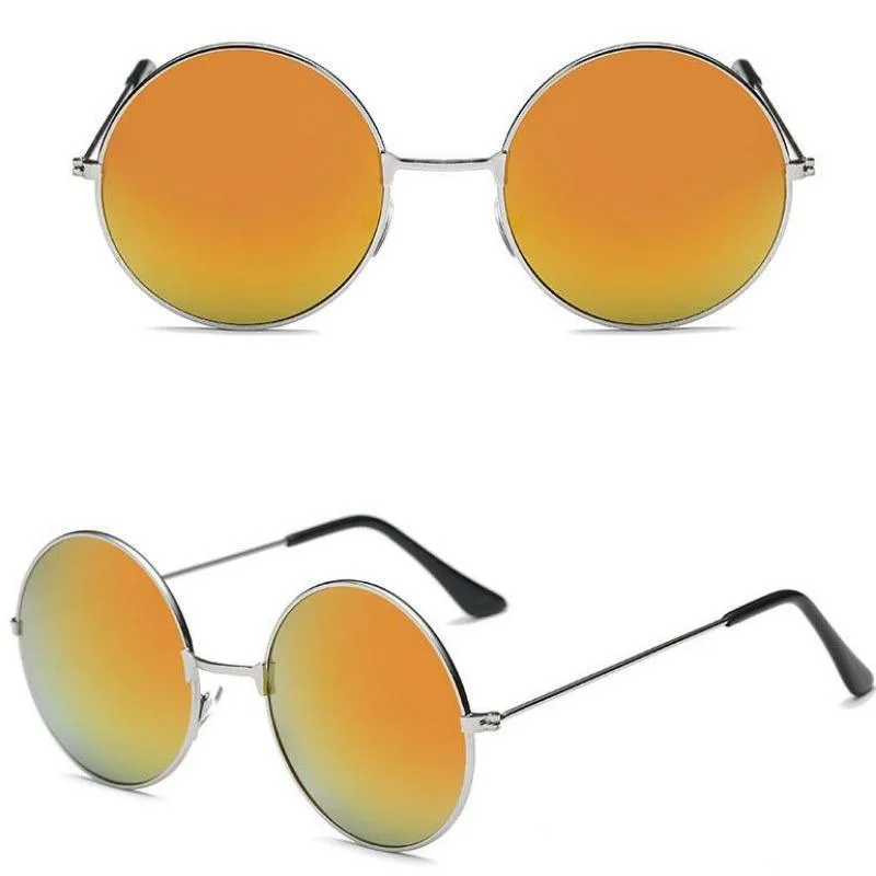 View 11 — Women’s vintage-style steampunk sunglasses — round