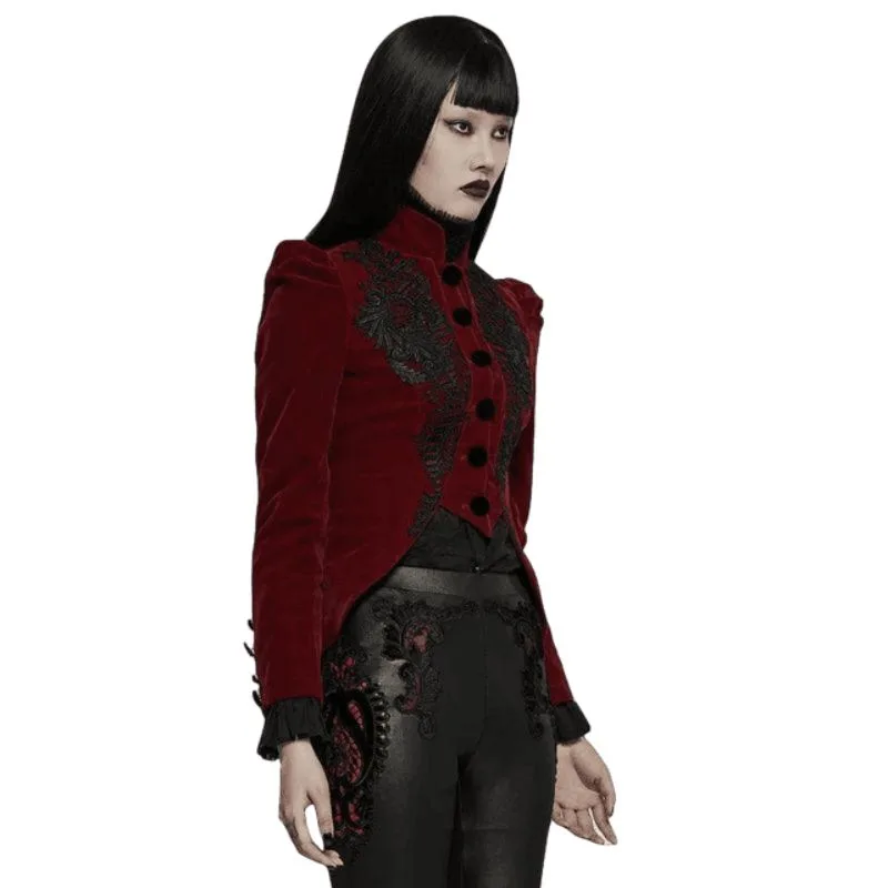 View 3 — Women’s Victorian gothic steampunk jacket