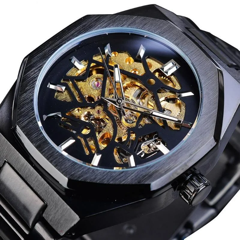 View 4 — Steampunk watch — dial hexagonal