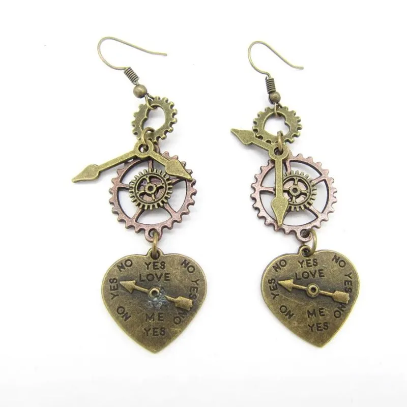 View 38 — Steampunk earrings — drop