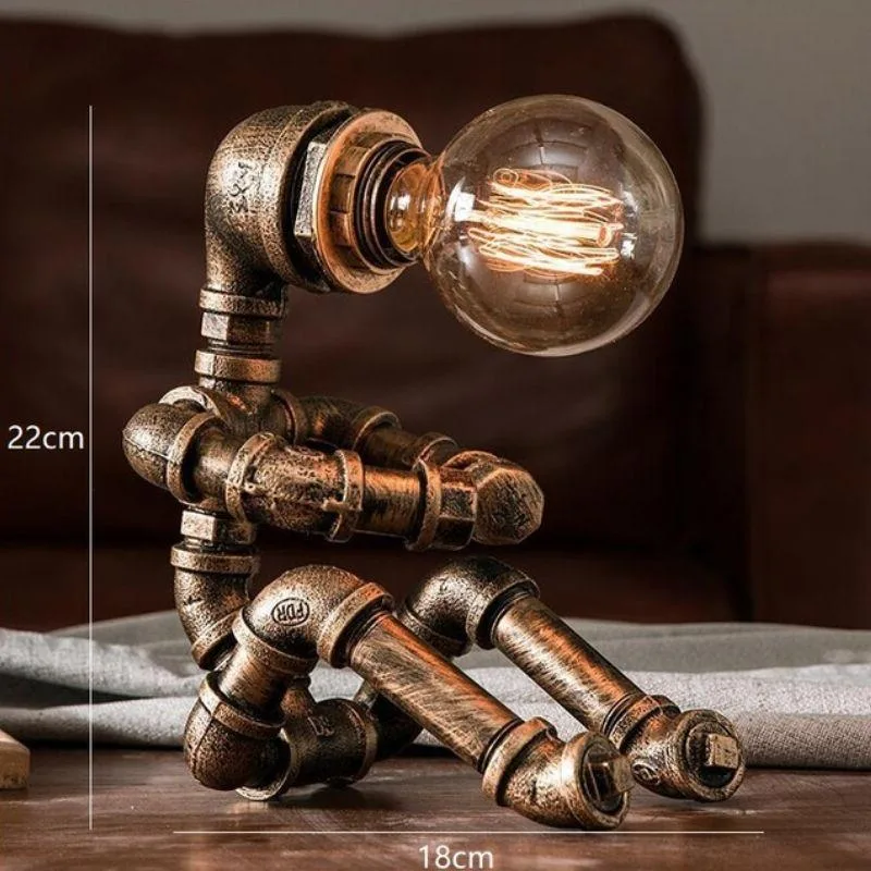 View 10 — Steampunk lamp — Robot