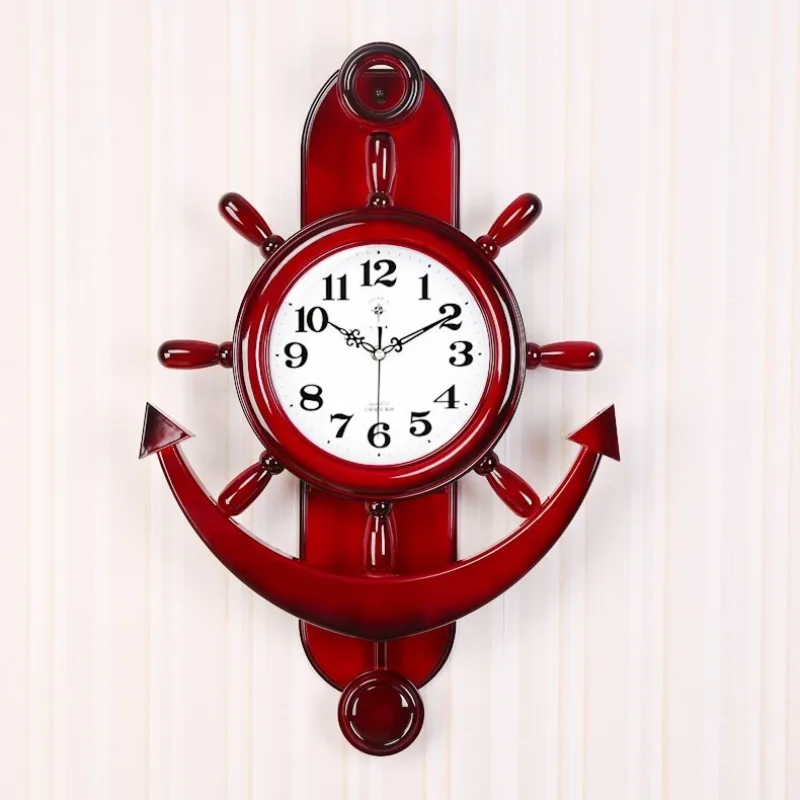 View 12 — Steampunk clock — ship wheel