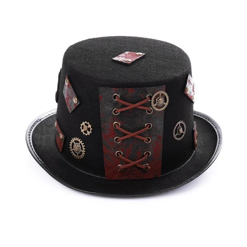 Antique-style steampunk hat — Style