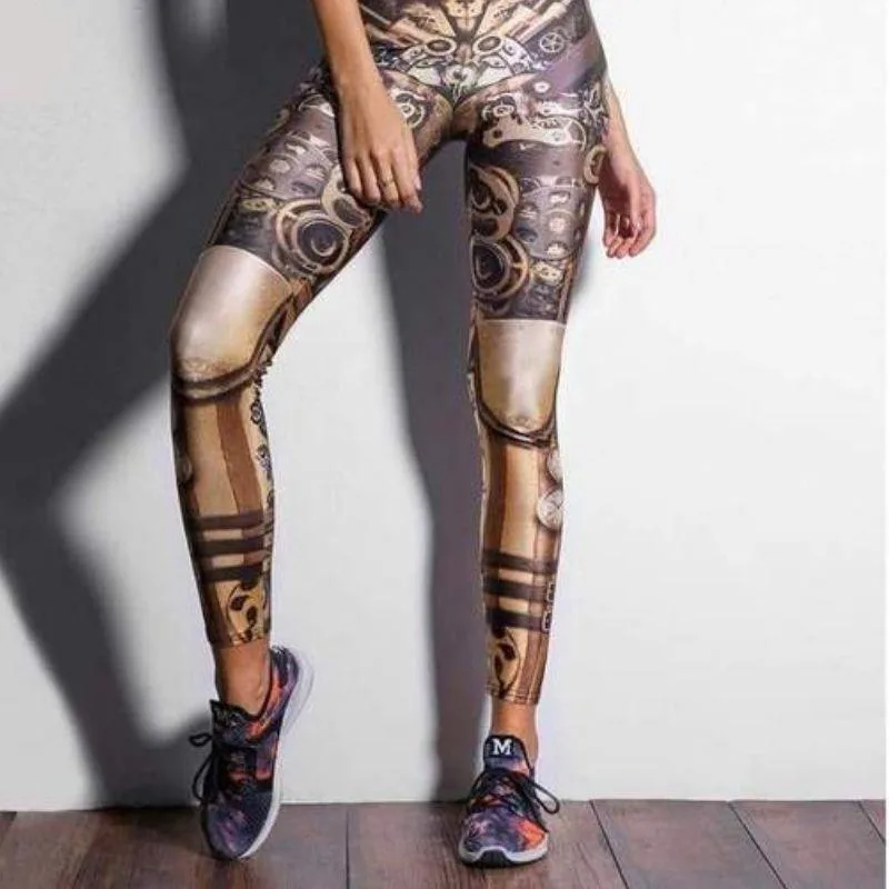 View 4 — Steampunk cog — Legging