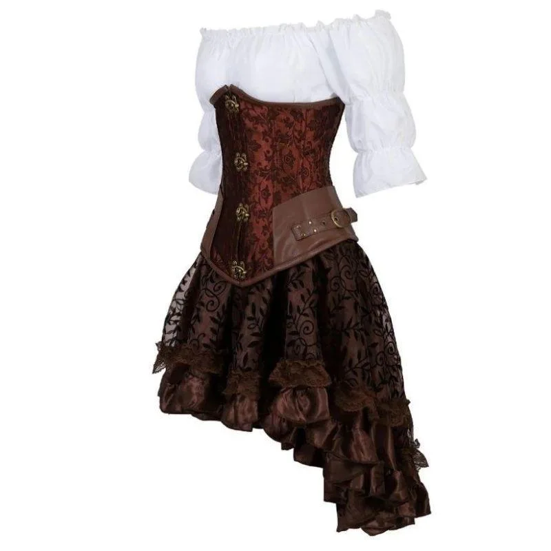 View 2 — Vintage-style steampunk dress