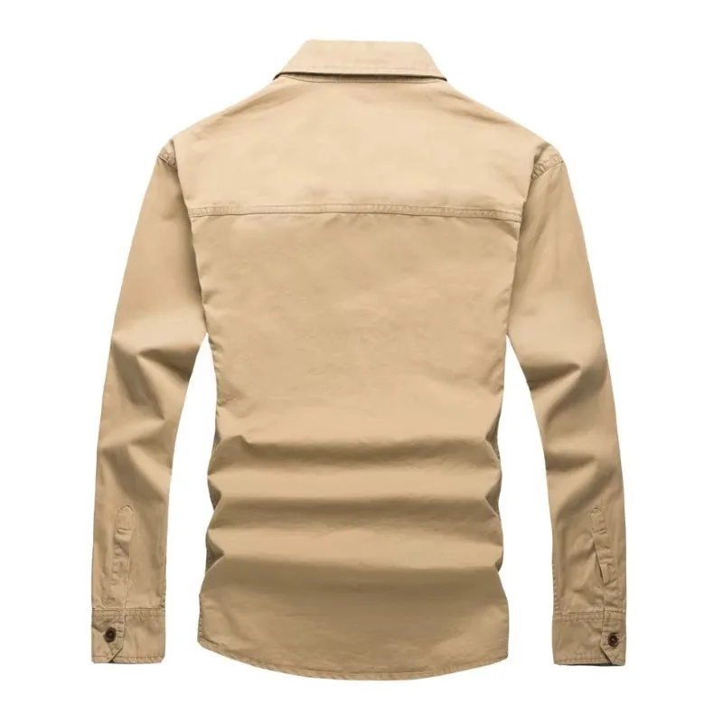 View 5 — Men’s steampunk shirt — epaulettes
