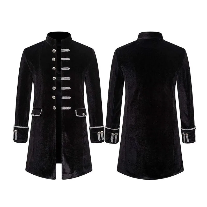 View 2 — Gothic steampunk jacket — long