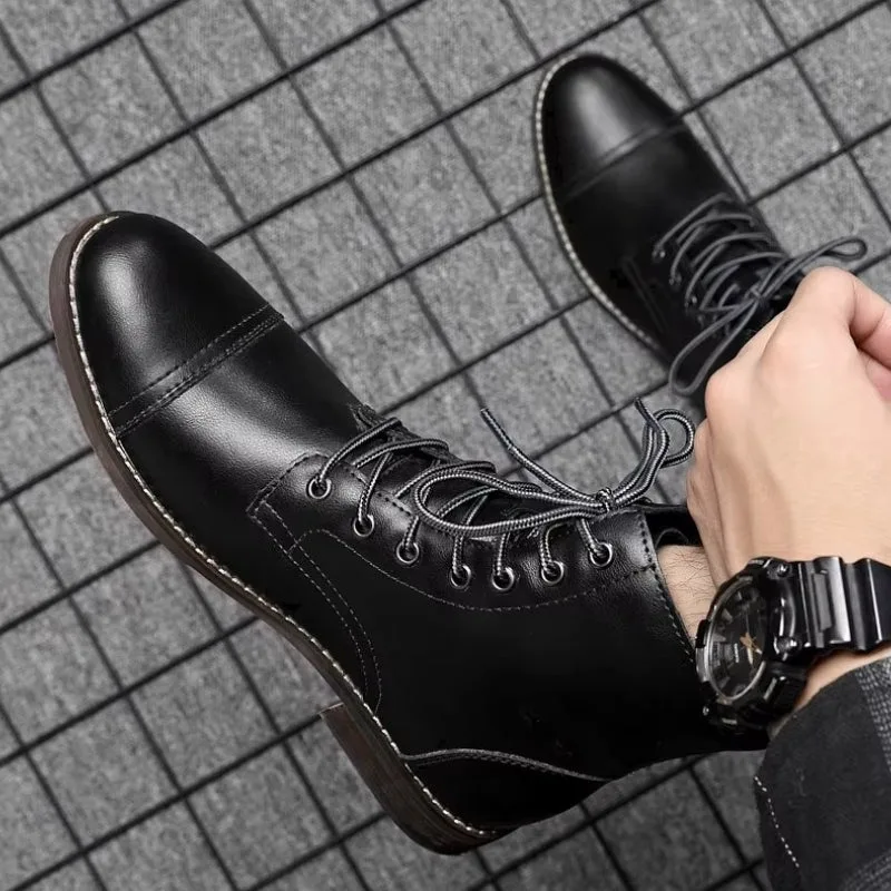 View 6 — Men’s steampunk ankle boots