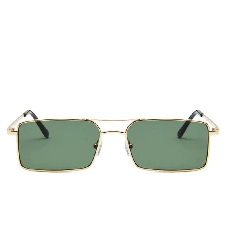 View 11 — Vintage-style steampunk sunglasses — rectangular