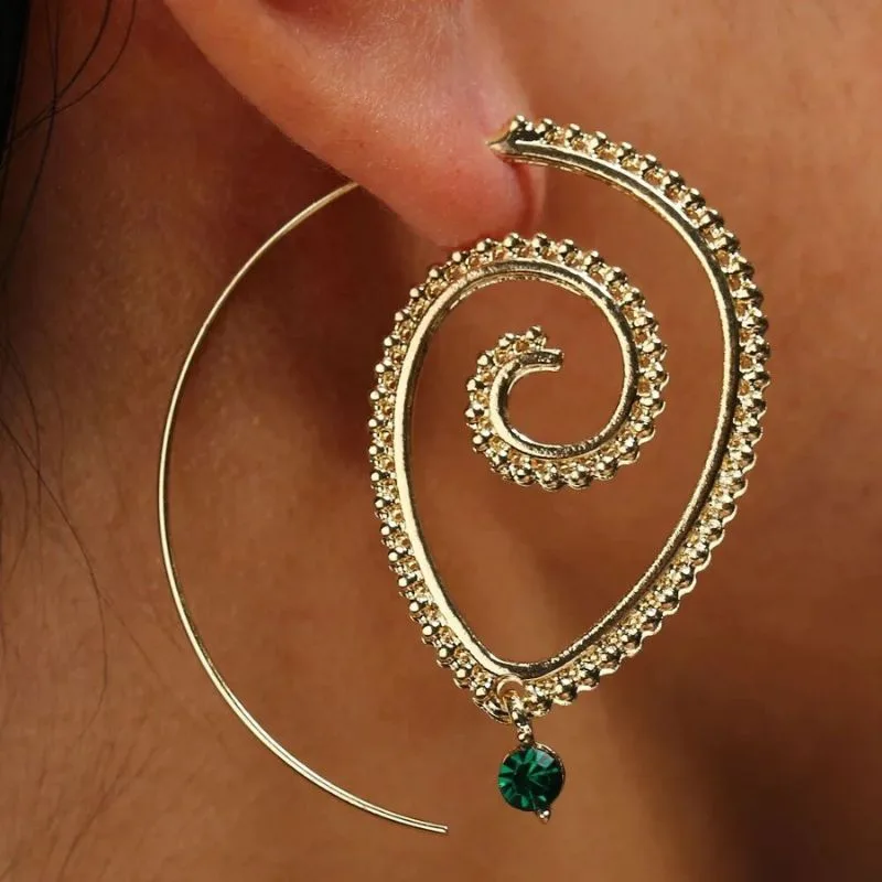 View 5 — Steampunk earrings — bohemian