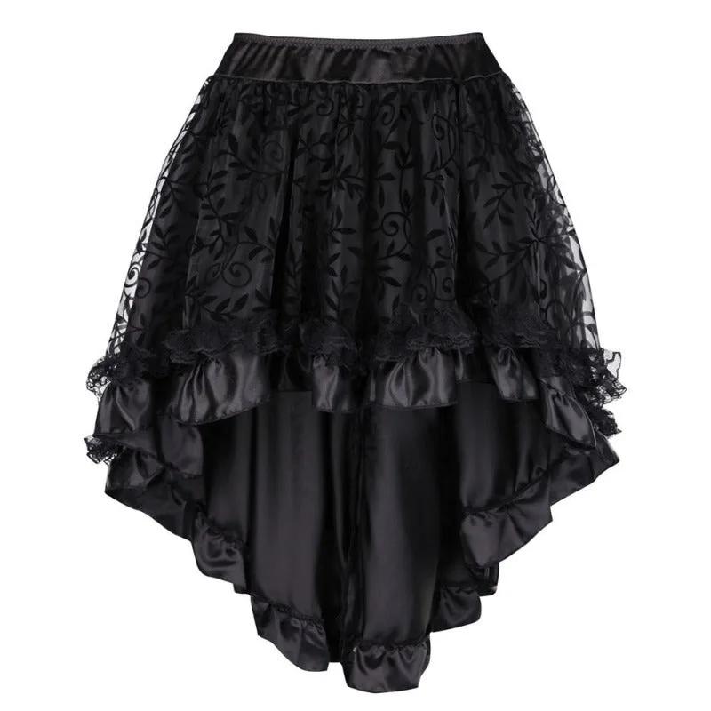 View 2 — Gothic steampunk skirt — Tulle