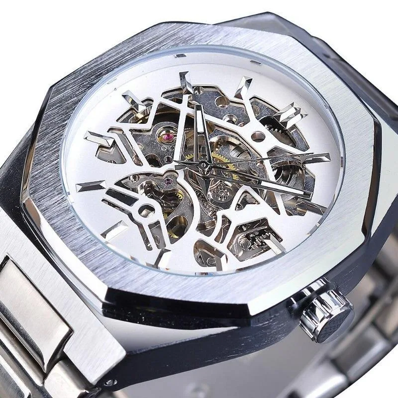 View 3 — Steampunk watch — dial hexagonal
