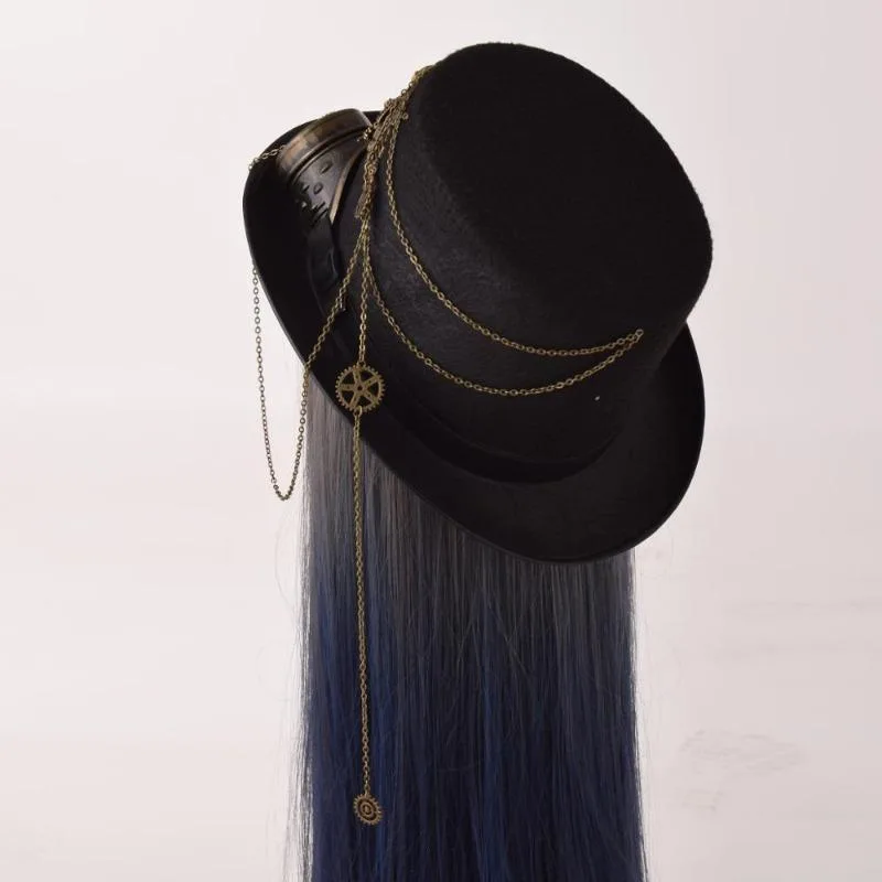 View 6 — Steampunk hat — chain