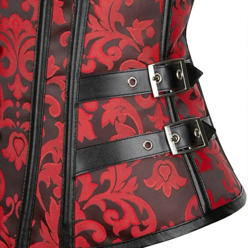 View 6 — Steampunk corset — red