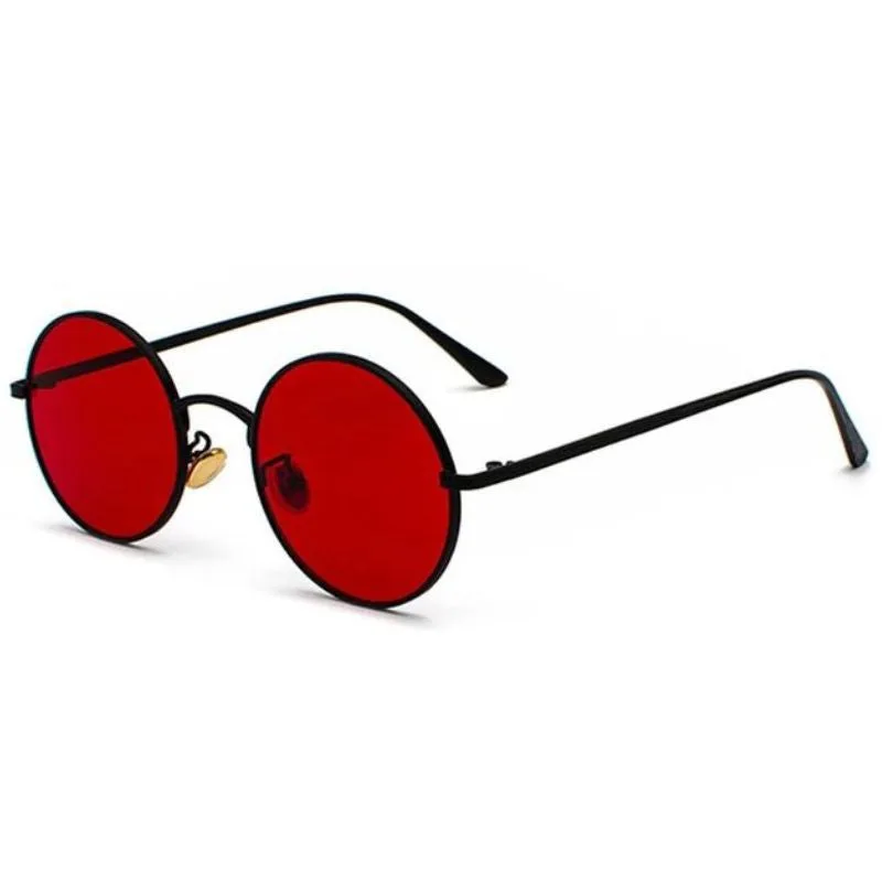 View 10 — Vintage-style steampunk sunglasses — round