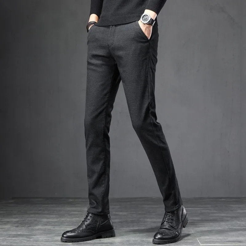 View 3 — Men’s steampunk trousers — Tweed black