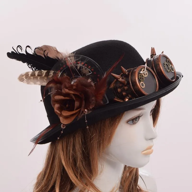 View 2 — Steampunk hat — bowler