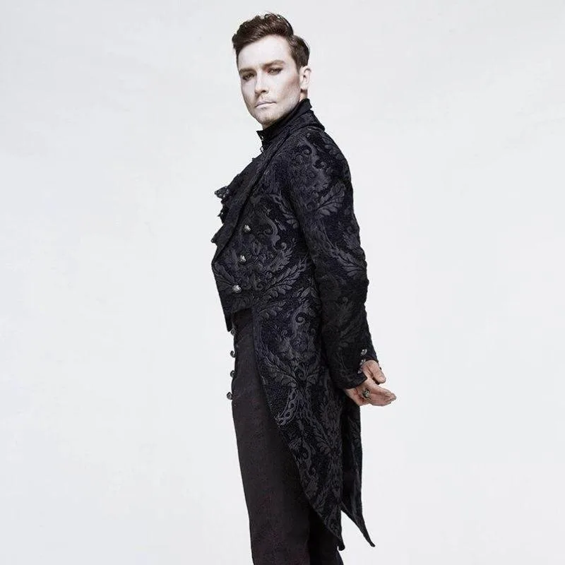 View 2 — Gothic steampunk jacket — black