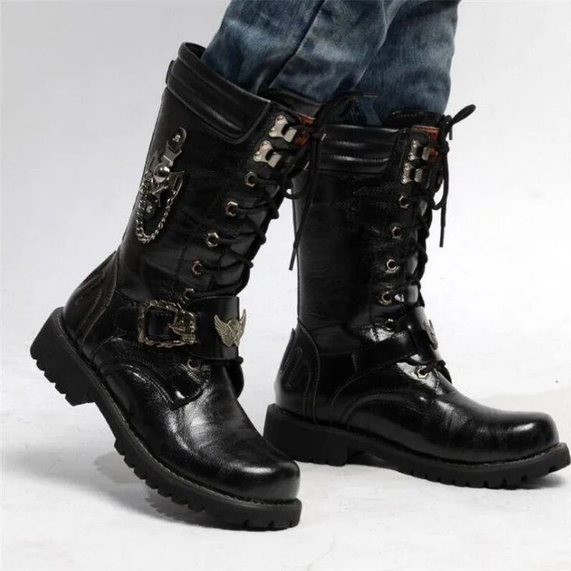 View 6 — Gothic steampunk boots — skull
