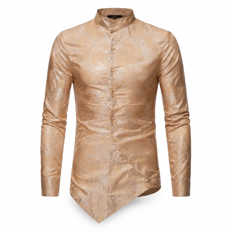View 15 — Men’s asymmetric steampunk shirt
