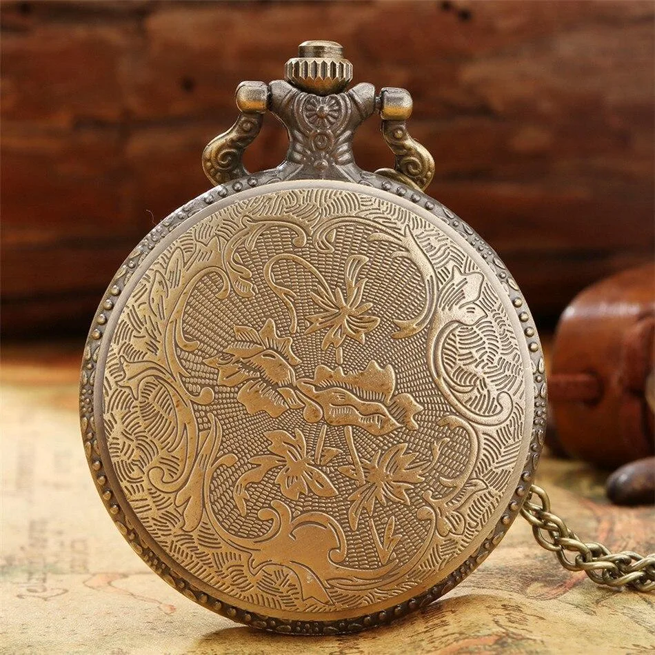 View 5 — Steampunk pocket watch — owls