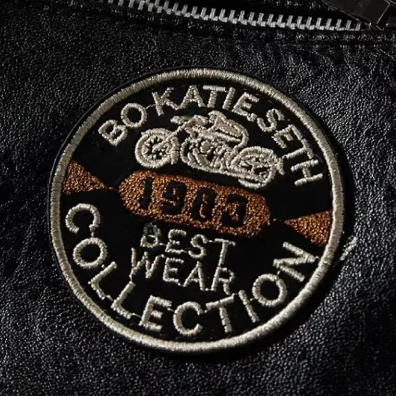 View 3 — Steampunk jacket — biker PU faux leather