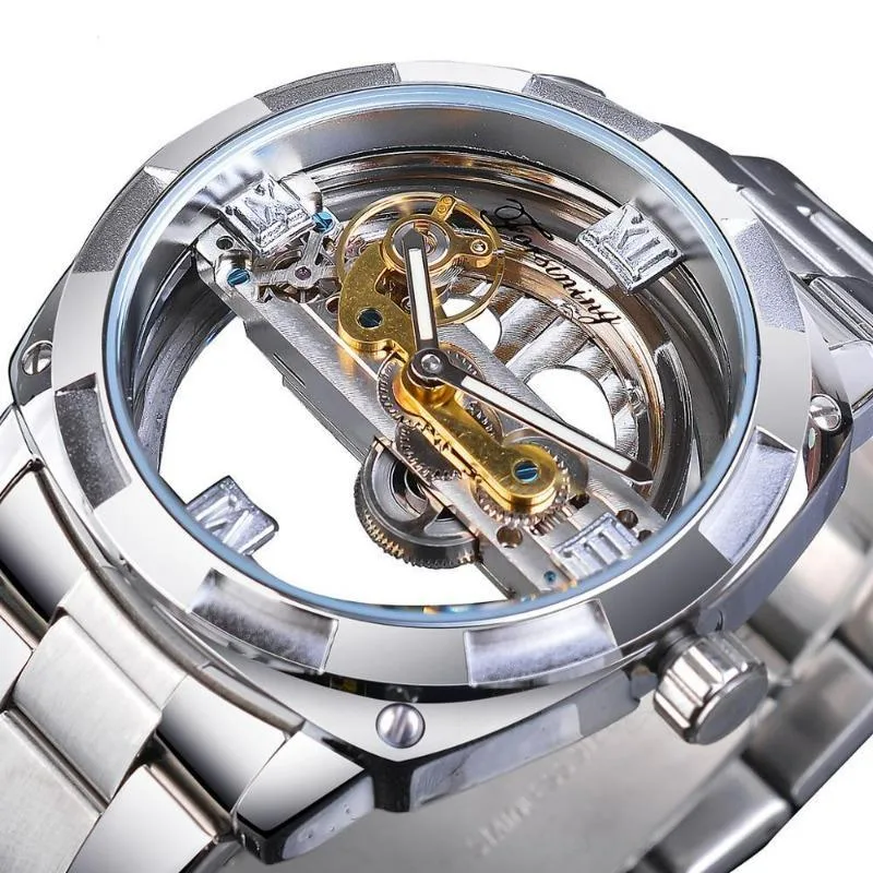 Steampunk watch — dial transparent