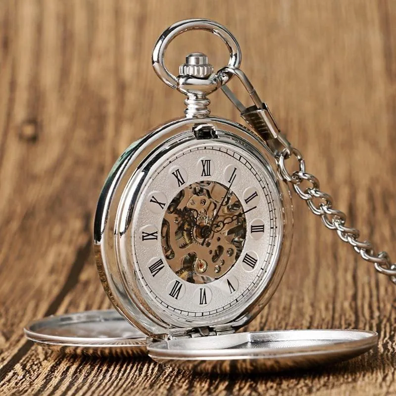 View 2 — Mechanical antique-style steampunk pocket watch