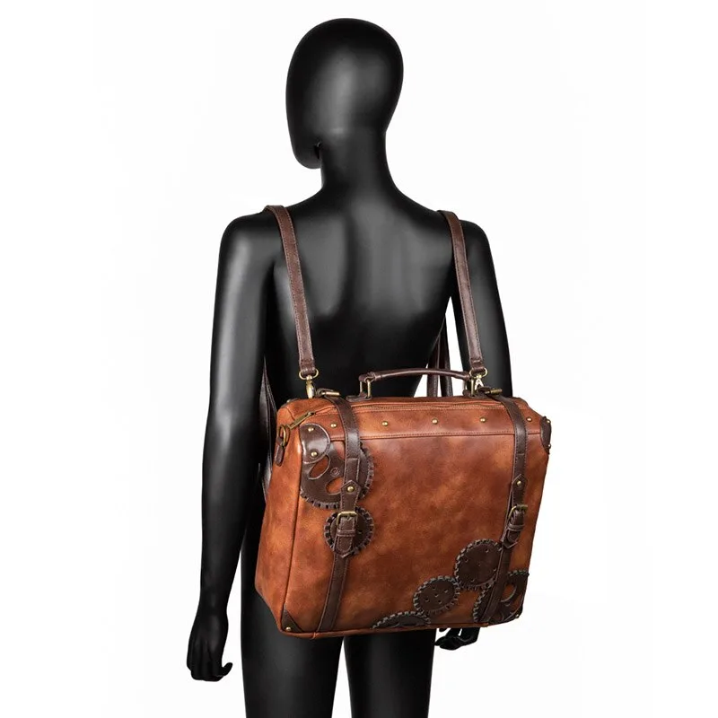 View 4 — Steampunk bag — faux leather / PU