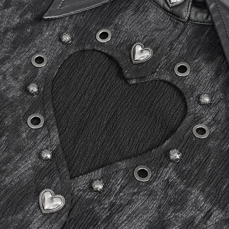 View 8 — Steampunk shirt — collar open