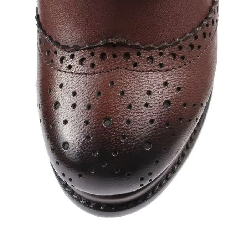 View 10 — Victorian steampunk boots — leather & faux leather
